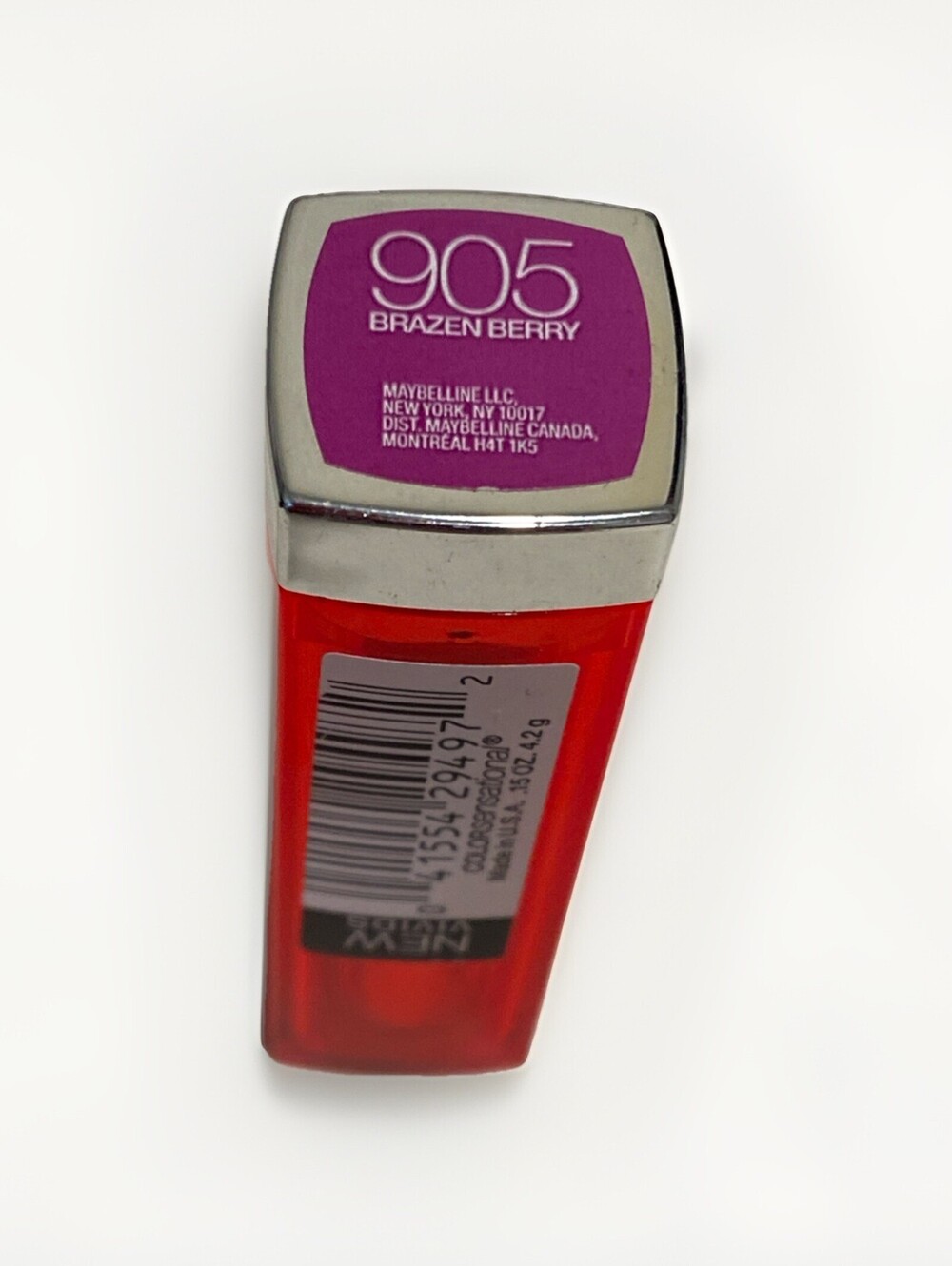 Maybelline New York ColorSENSATIONAL Lipstick #905-Brazen Berry. READ